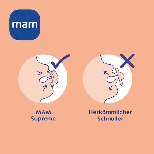 MAM Supreme Day&Night Silikon-Beruhigungssauger 0-6 Monate x4 LEUCHTEND