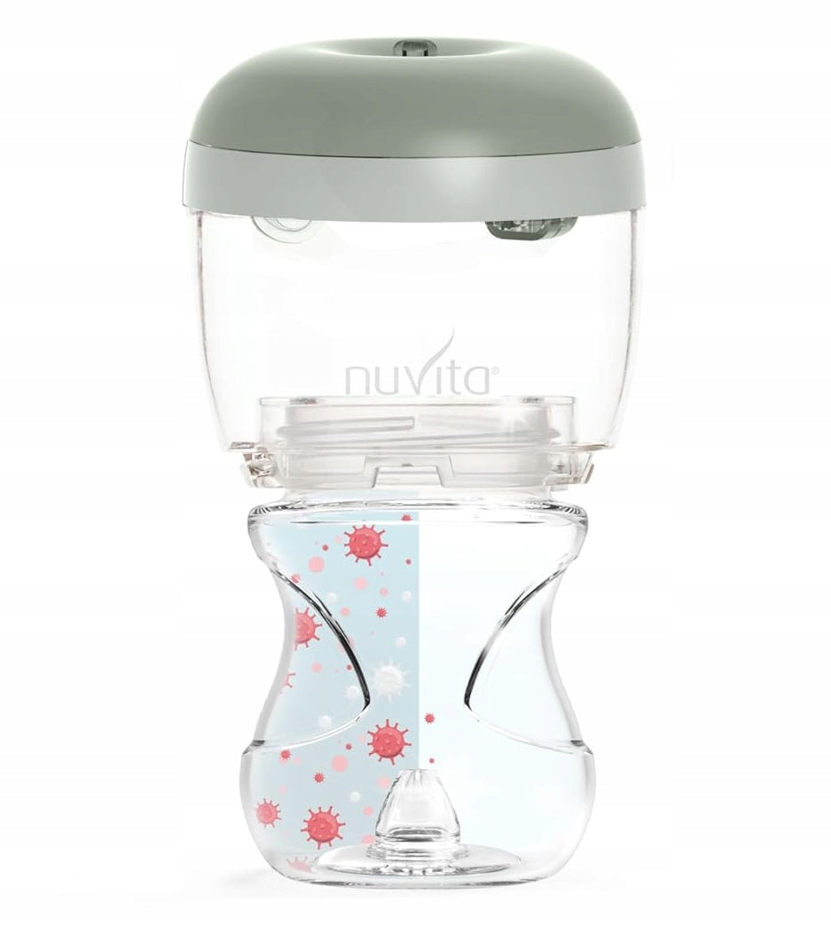NUVITA MellyPlus 2 podręczny sterylizator UV do smoczków butelek 2 minuty
