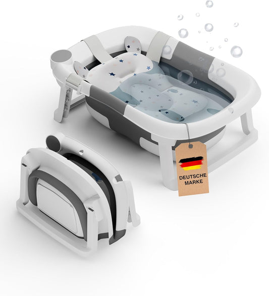 Lunora PopoPool faltbare Babybadewanne mit Kissen