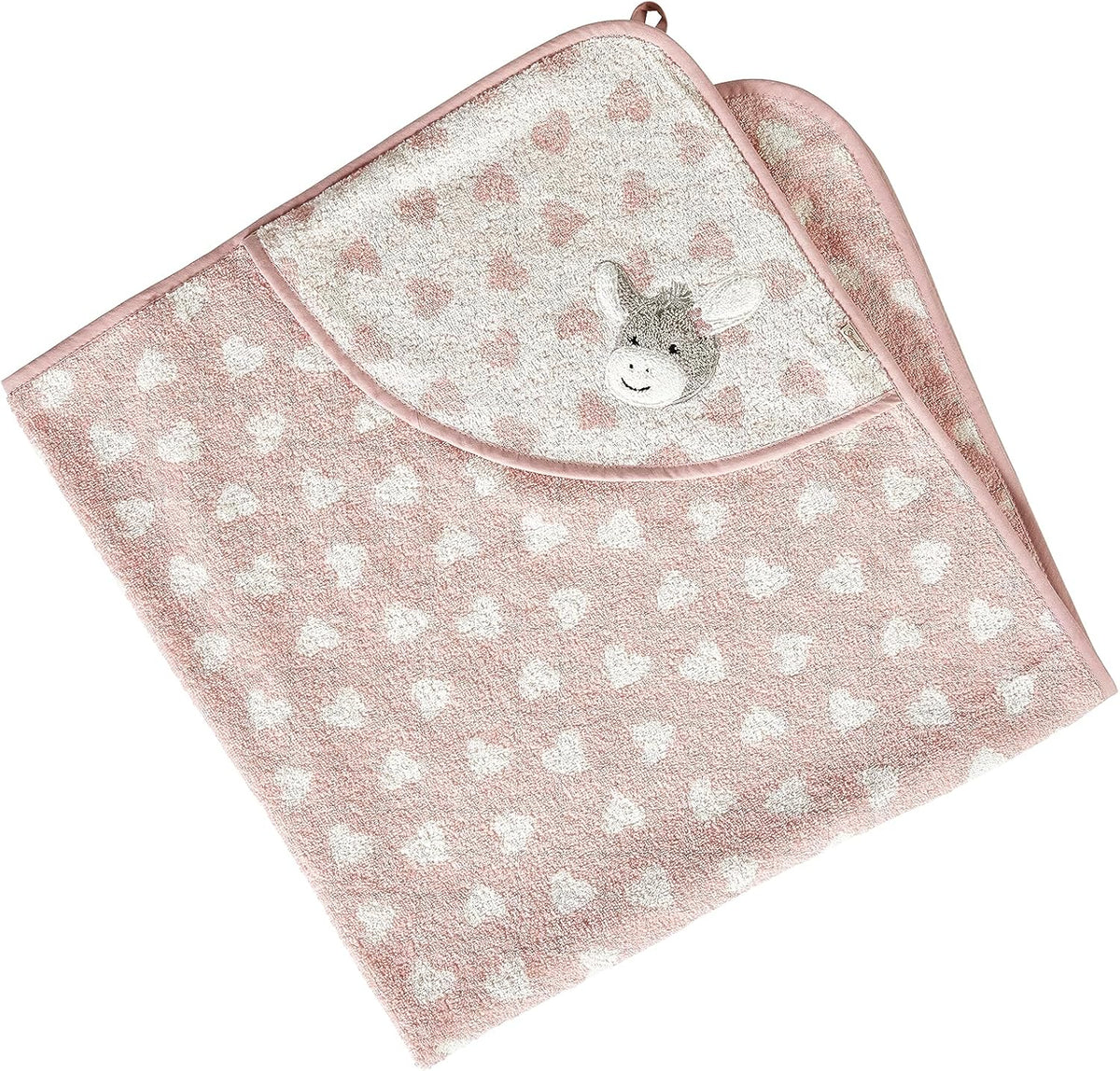 STERNTALER Esel Emmi Kapuzenhandtuch 100x100cm "N