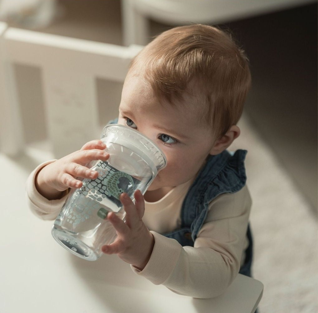 MAM Easy to Drink Cup auslaufsicherer Trinkbecher mit 360°-Trinkaufsatz 290 ml 8 m+ LAMPART