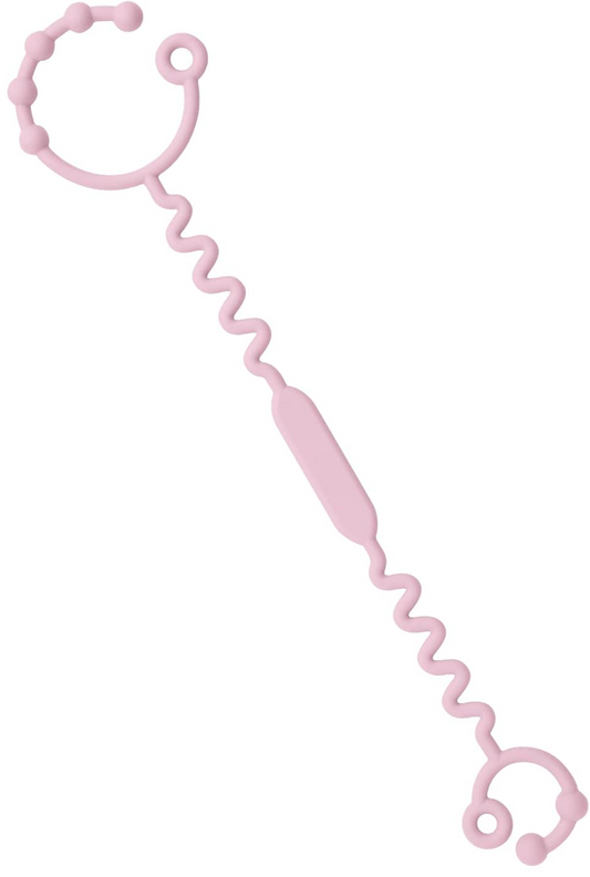 VICLOON silicone pacifier clip chain, teether and toy holder, 32 cm