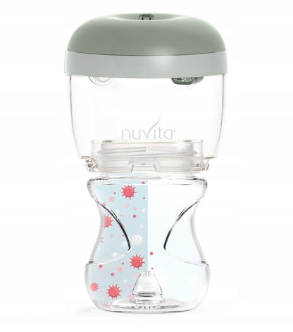NUVITA MellyPlus 2 tragbarer UV-Sterilisator für Schnuller, Flaschen, 2 Minuten