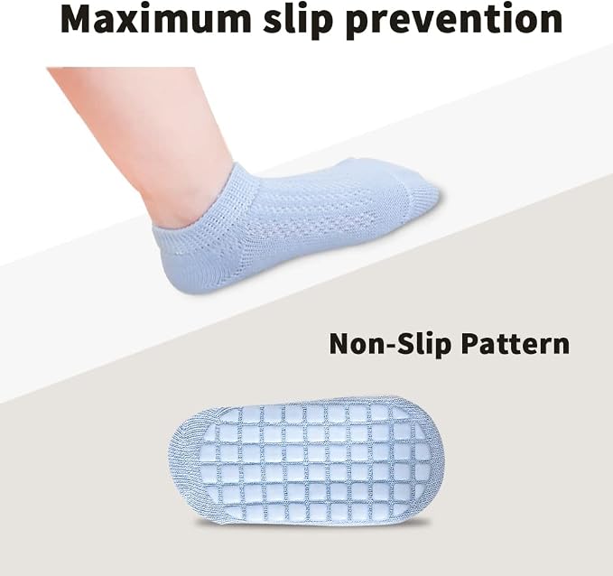 WDMIYA Anti-Rutsch-Socken für Kleinkinder M 1-3 Jahre x8