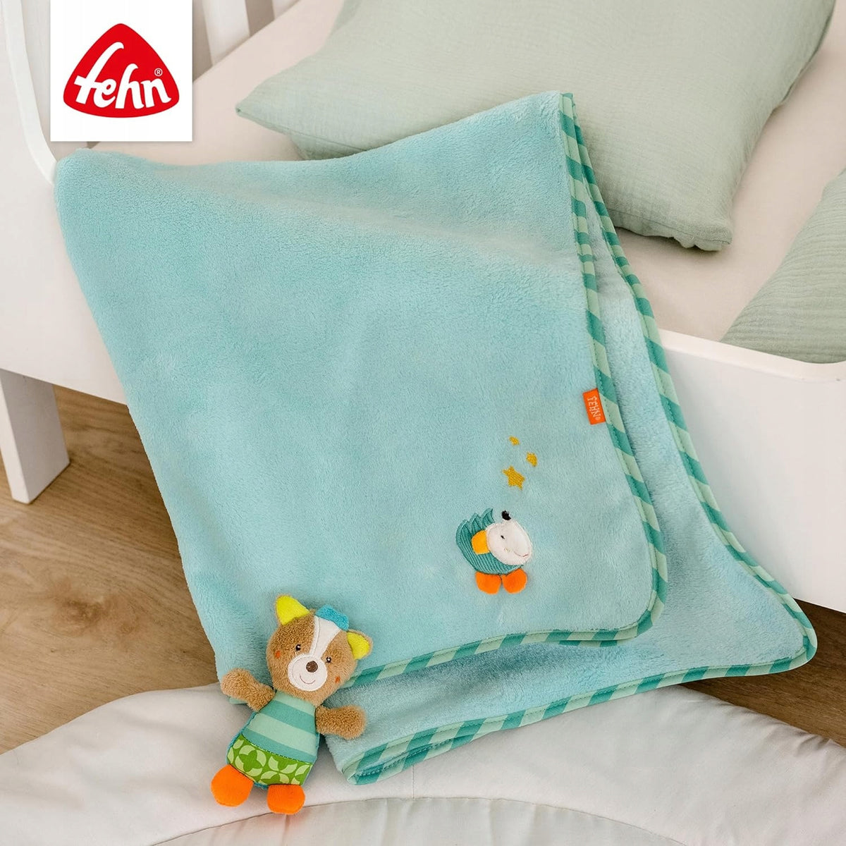 FEHN Kuscheldecke Schlafender Wald 100 x 75