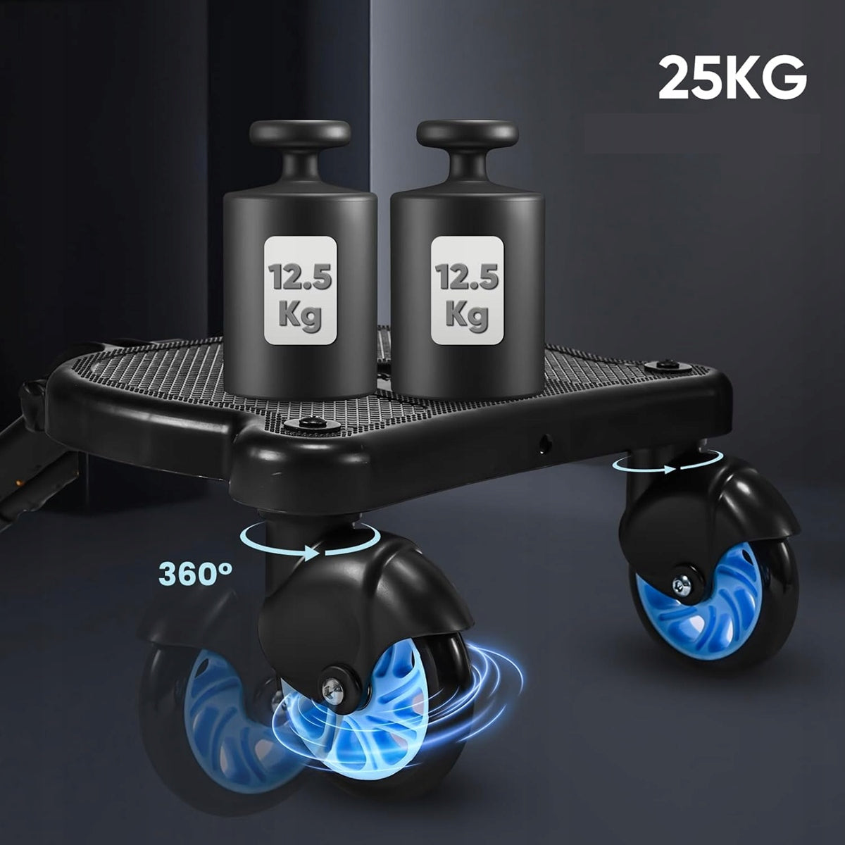 FNRIDS universelles MITFAHRBRETT für Kinderwagen, Tragkraft 25 kg