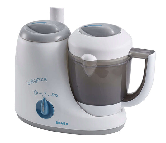 BEABA Babycook Original 4w1 ROBOT WIELOFUNKCYJNY, parowar i mikser dla niemowląt, biało-szary