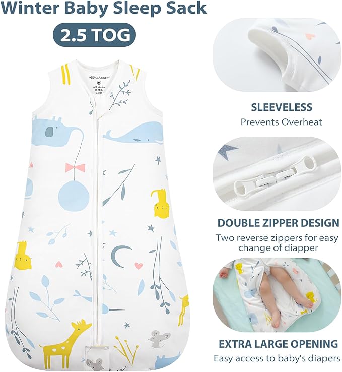 MOSEBEARS Schlafsack 2,5TOG 12-18 Monate
