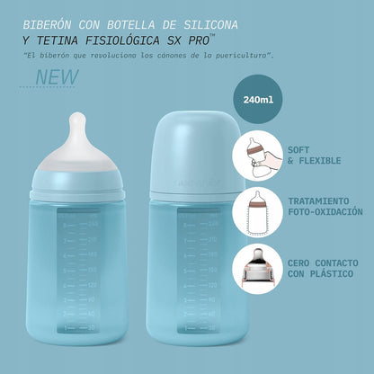 SUAVINEX SELECTION Babyflasche mit symmetrischem SX PRO Sauger 240ml 3m+