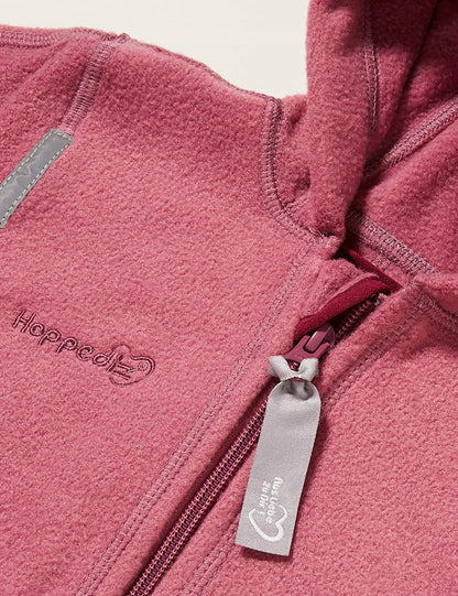 HOPPEDIZ Fleece-Overall mit Kapuze 56/62