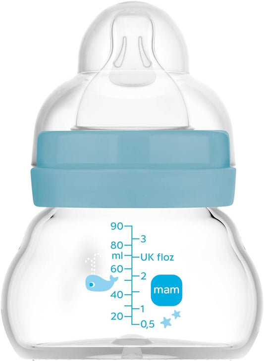 MAM Feel Good Glasflasche 90 ml 0 m+ Sauger 1