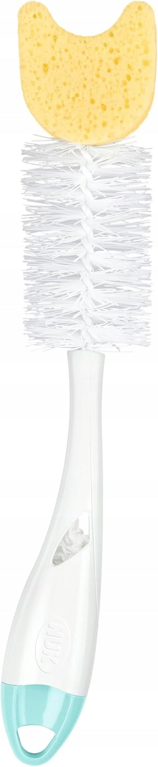 NUK 2-in-1-Bürste zum Reinigen von Flaschensaugern und Schnullern, 28 cm