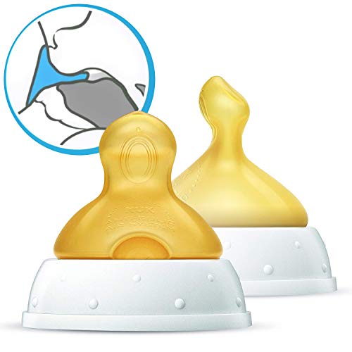 NUK First Choice Plus Latexsauger L x2 für dickflüssige Nahrung
