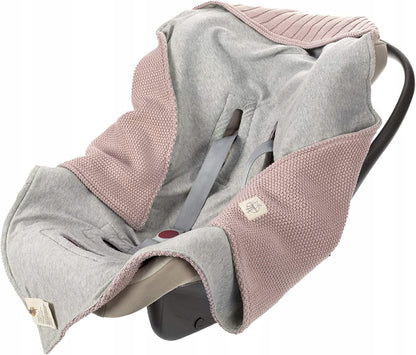 LASSIG Fußsack/Decke für Babyschale GOTS