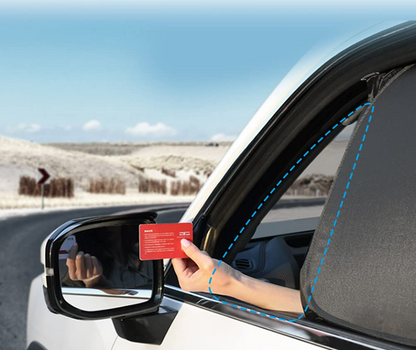 URAQT Auto-Sonnenblenden für Seitenscheiben, 4 Stück