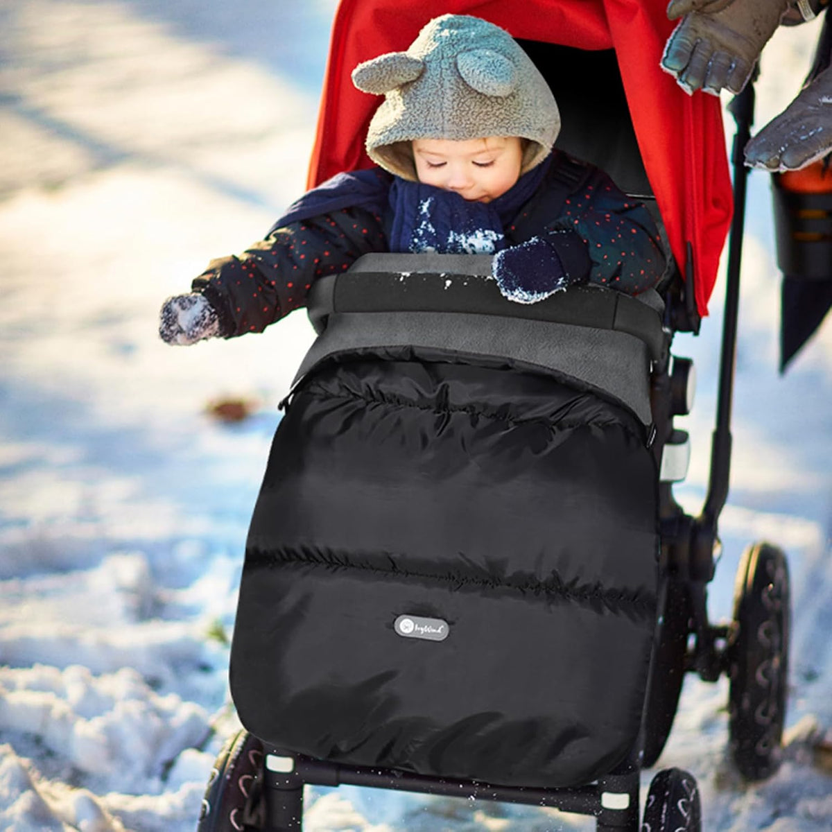 IWYWIND Fußsack Kinderwagendecke universell 95x50