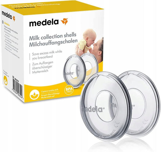 MEDELA muszle laktacyjne do zbierania pokarmu, uniwersalny rozmiar, BPA free, do zbierania nadmiaru mleka