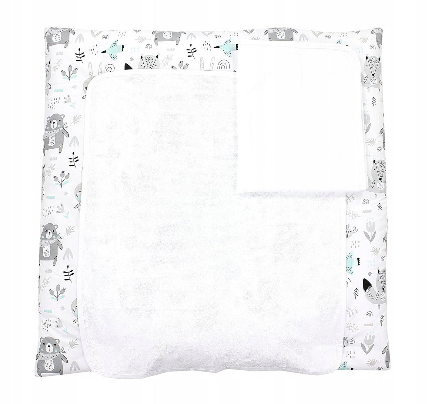 TUPTAM miękki przewijak z pokrowcami x2 75x50 cm