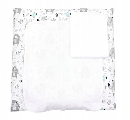 TUPTAM miękki przewijak z pokrowcami x2 75x50 cm