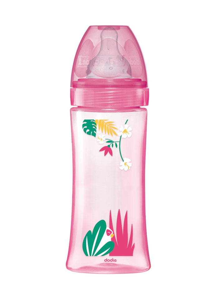DODIE Flasche 330 ml Sauger 3 Schneller Durchfluss 6 M+