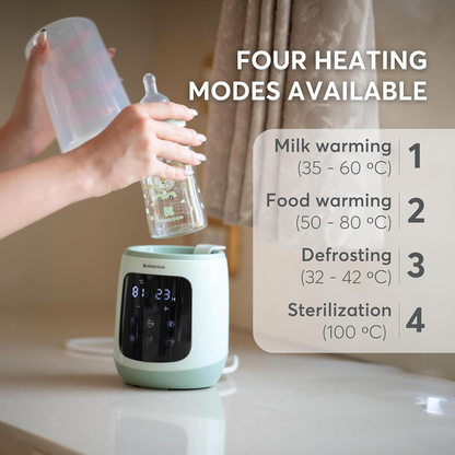 KIKKA BOO CALDO 4in1 Sterilisator Flaschenwärmer und Gläschenwärmer