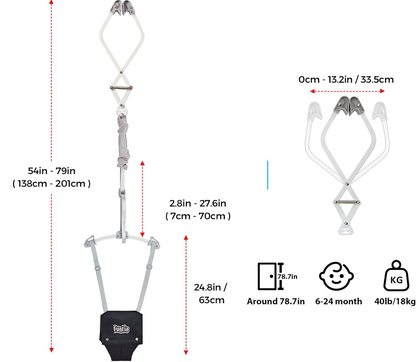 FUNLIO Türhopser 6-24 Monate bis 18 kg