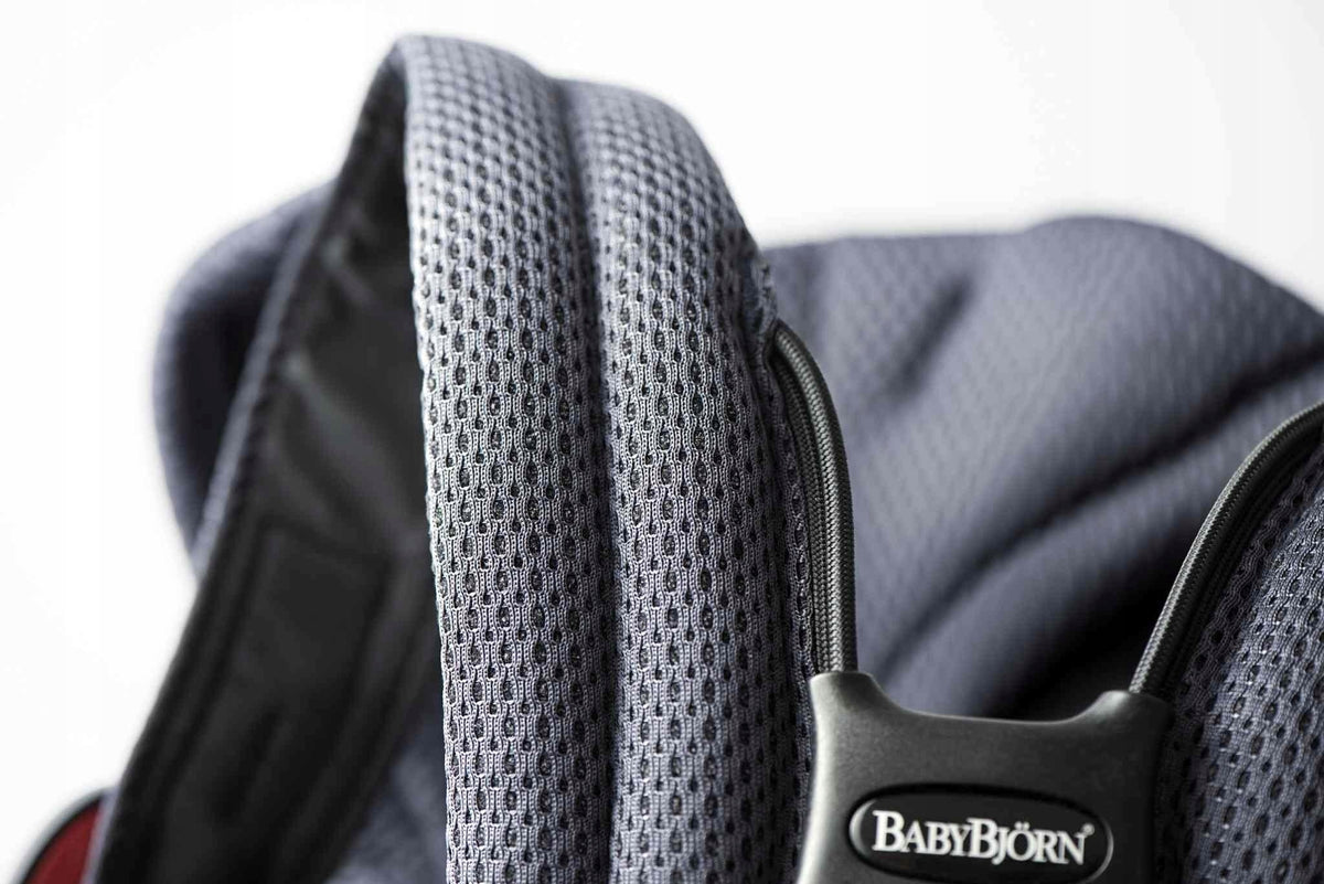 BABYBJORN Move Airy Mesh nosidełko ergonomiczne 3,5-12kg, przewiewna siateczka 3D i logo BabyBjorn