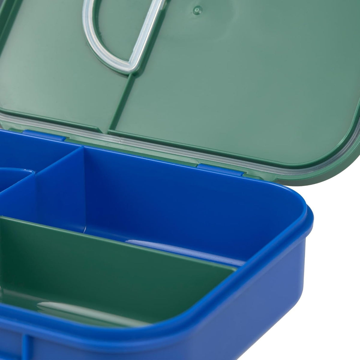 LÄSSIG Bento lunch box with compartments 17 × 21 cm Rainbow