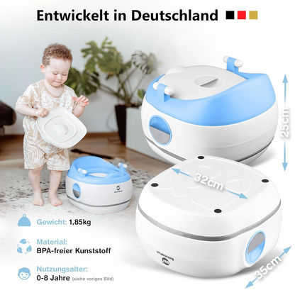 BABYBEFUN 3in1 Töpfchen Aufsatz Fußhocker