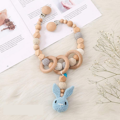 RUBY Holzclips für Schnullerketten 10 Stück