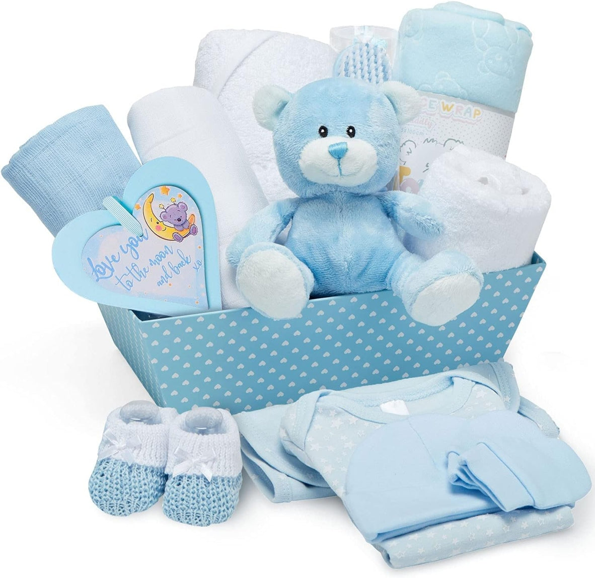 BABY BOX SHOP Geschenkset für Babys, 12-teilig