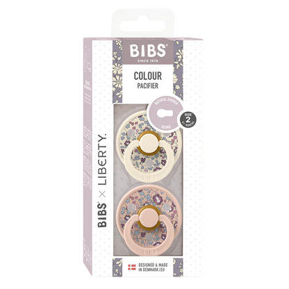 BIBS Eloise Blush Mix runde Schnuller x2 6-18m