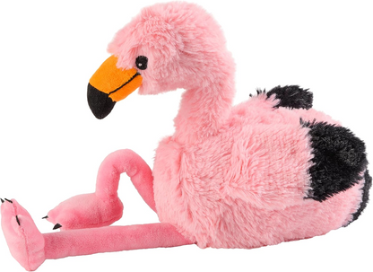 AROMA WARM Wärmflasche mit Hirsefüllung und Lavendelduft FLAMINGO 32 cm