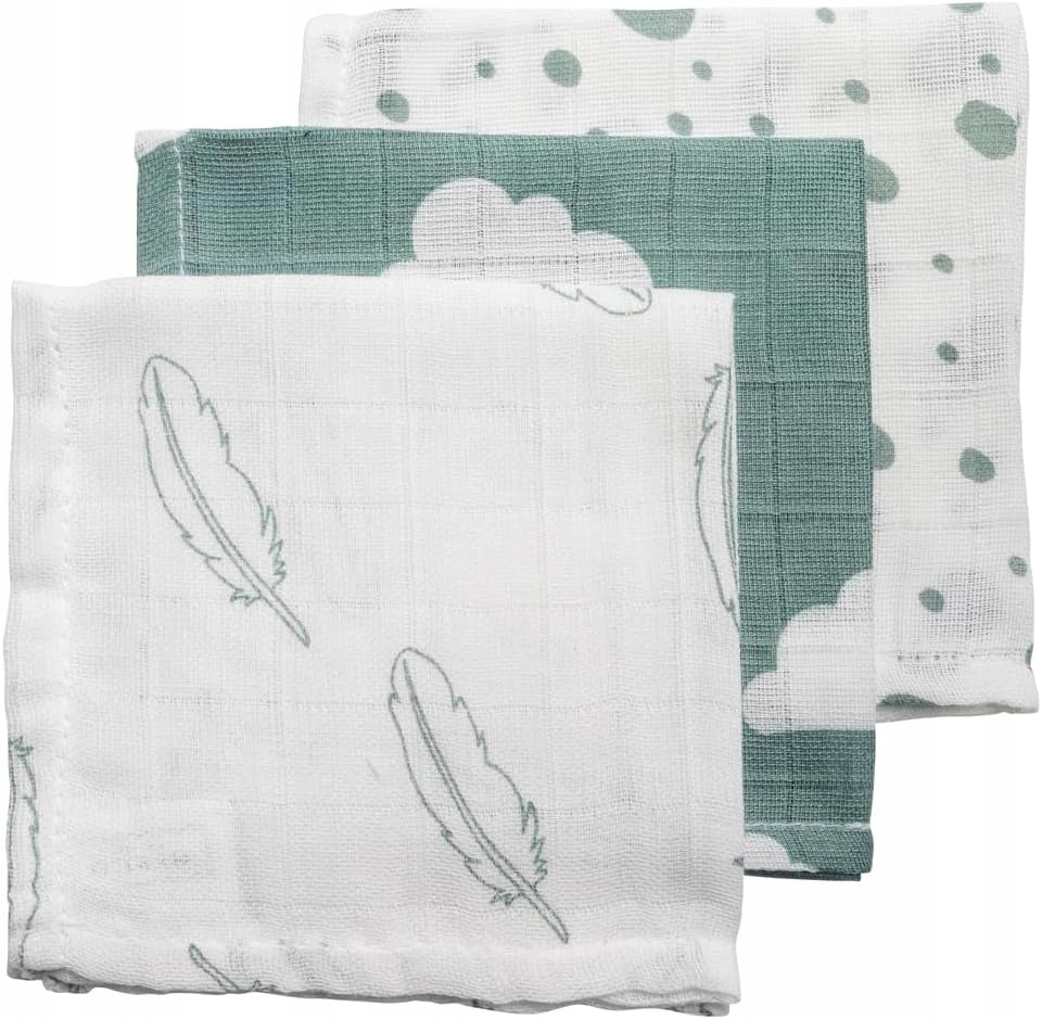 MEYCO BABY muślinowe pieluszki 30 x 30 cm 3 sztuki