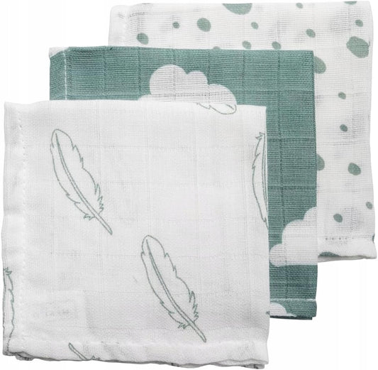 MEYCO BABY mušelínové plienky 30 x 30 cm, 3 kusy