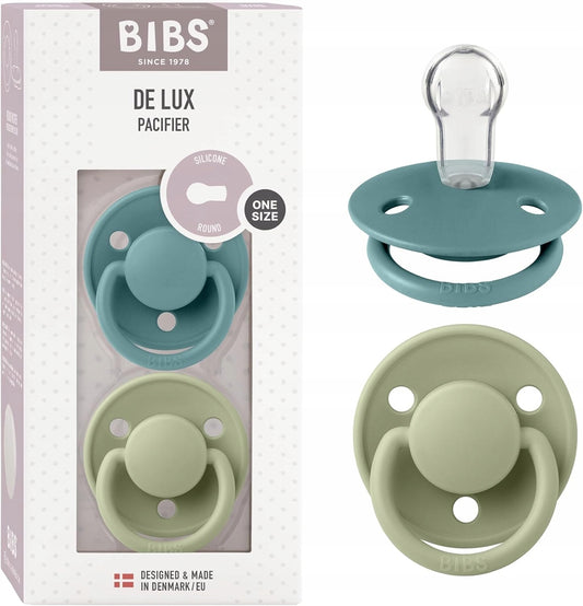 BIBS DE LUX suzete 2pack din silicon, 0–3 ani