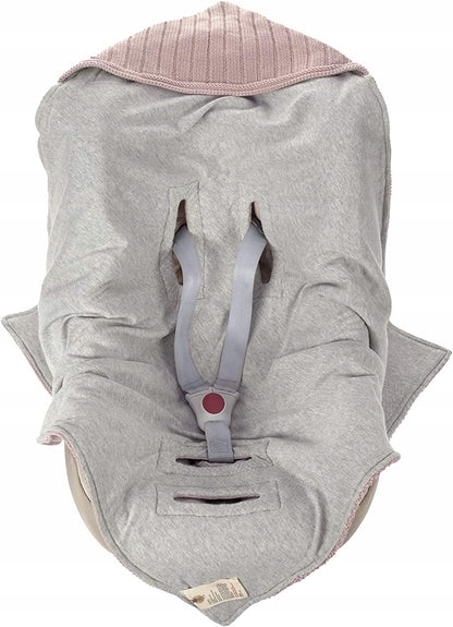 LASSIG Fußsack/Decke für Babyschale GOTS
