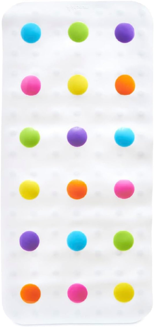 MUNCHKIN Dots rutschfeste Gummimatte für die Badewanne 36 x 77 cm