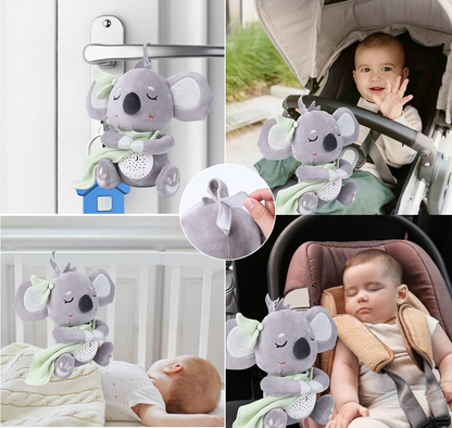 RONIPIC Kuscheltier mit Sternenprojektor und 14 Geräuschen KOALA 25 cm