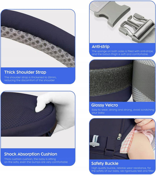 Ergonomische Babytrage mit Hüftgurt 3-in-1 – Produktbild 2