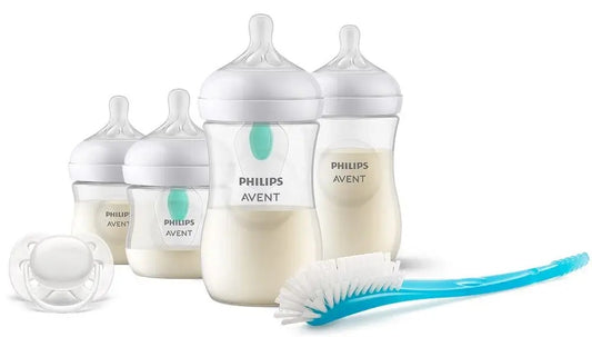 PHILIPS AVENT Natural Response súprava: fľaša, cumlík, kefka AIRFREE VENT