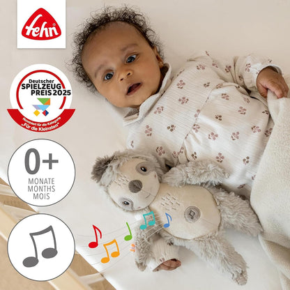 FEHN Sloth comforter with Cry Sensor 19cm