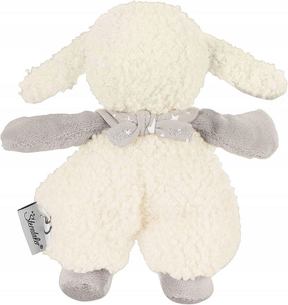 STERNTALER Schaf Stanley Schmusetuch mit Rassel 14 cm "N
