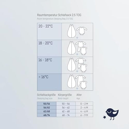 Julius Zöllner Winter-Musselinschlafsack 2,5TOG 56/62