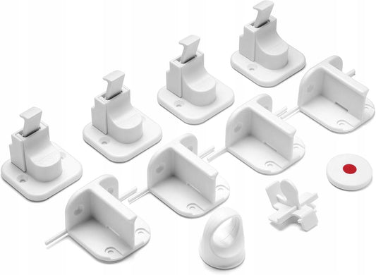 REERcupboard and drawer protectionSet of 4 pcs.colour whiteNew conditionPackaging may show signs of storage or