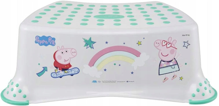 KEEEPER Tomek Peppa Anti-Rutsch-Trittschemel für Kinder 80 kg PEPPA WUTZ