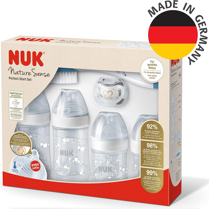NUK Perfect Start Nature Sense Flaschen- und Zubehör-Set 0-18