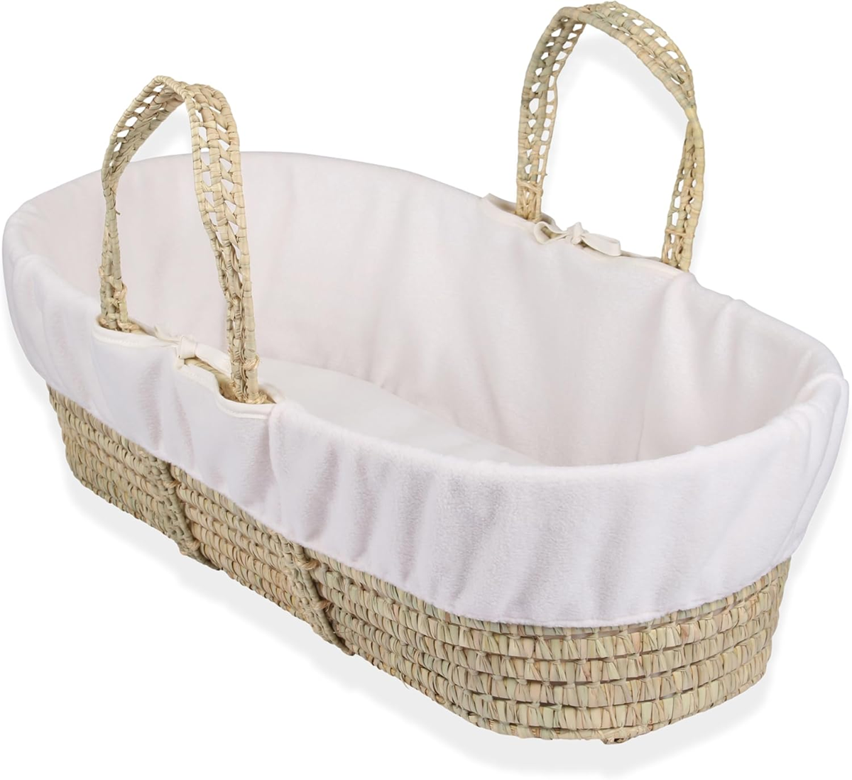 CLAIR DE LUNE Polarfleece-Einlage für Moseskorb/Stubenwagen, 72x104 cm