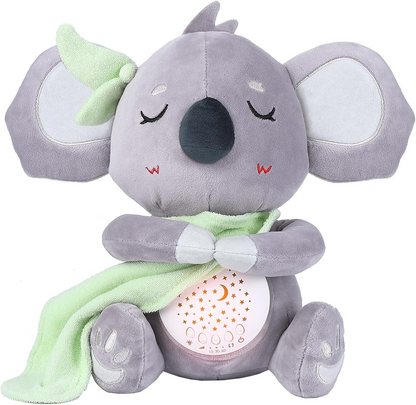 RONIPIC Kuscheltier mit Sternenprojektor und 14 Geräuschen KOALA 25 cm