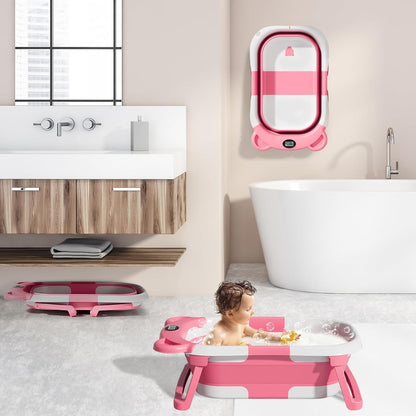 SUPERBE faltbare Kompaktbadewanne + Bärchen-Einlage